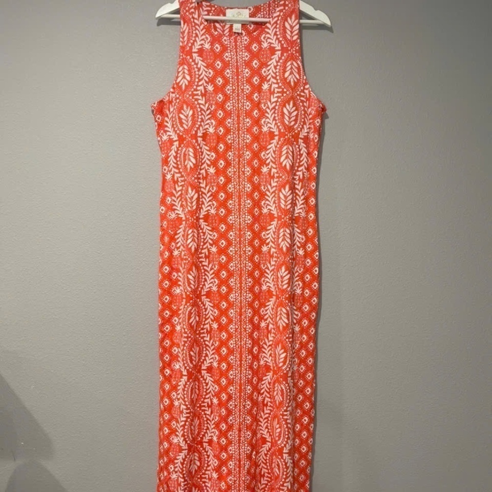 NWOT Lilly Pulitzer Ulla Maxi Dress Size M L - Picture 2 of 4